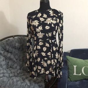 ASOS size 10 mini dress with cutouts